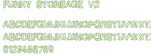 Télécharger la police d'écriture Funky Stoneage v2 Télécharger la police d'écriture Funky Stoneage v2