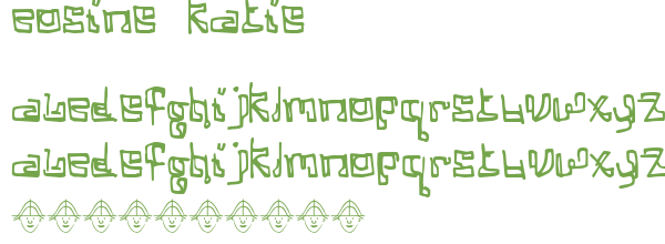 Télécharger la police d'écriture Cosine Katie Télécharger la police d'écriture Cosine Katie