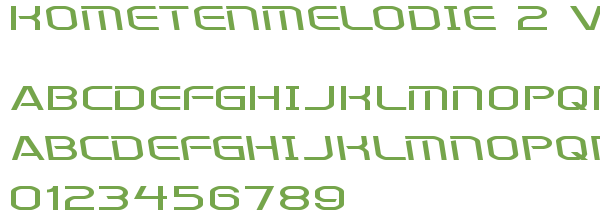 Télécharger la police d'écriture Kometenmelodie 2 v2 Télécharger la police d'écriture Kometenmelodie 2 v2