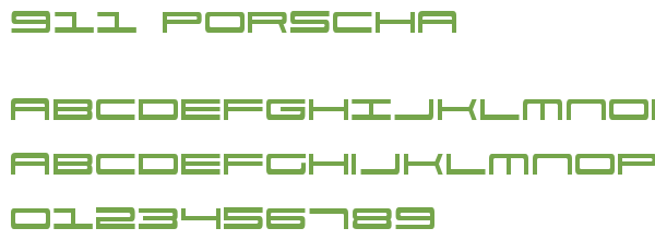 Télécharger la police d'écriture 911 Porscha Télécharger la police d'écriture 911 Porscha