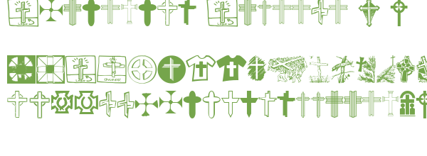 T&eacute;l&eacute;charger la police d'&eacute;criture Christian Crosses V v1.0 Previ