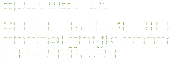 Télécharger la police d'écriture Spot Matrix Télécharger la police d'écriture Spot Matrix