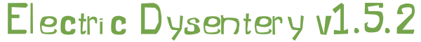 T&eacute;l&eacute;charger la police d'&eacute;criture Electric Dysentery v1.5.2 Prev