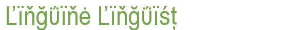 T�l�charger la police Linguine Linguist