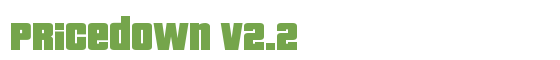 Télécharger la police Pricedown v2.2 Télécharger la police Pricedown v2.2