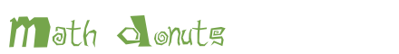 T&eacute;l&eacute;charger la police d'&eacute;criture Math Donuts